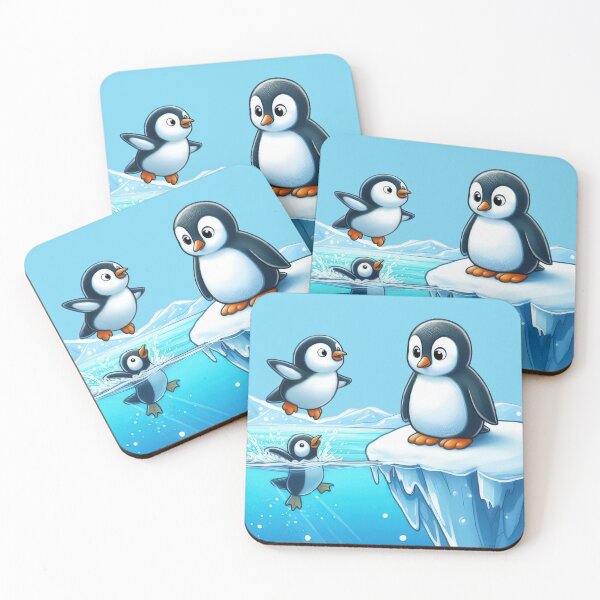 Item preview,  Penguin Family's Playful Day on the Ice designed and sold by IraBum.