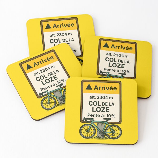 Item preview, Col de la Loze – destination of the epic climb designed and sold by malero-design.