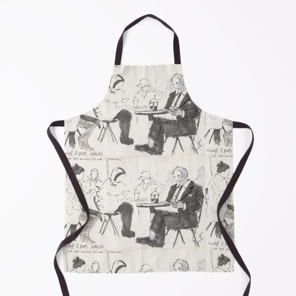 Item preview, People at a cafe using cell phones drawing designed and sold by MikeJory.