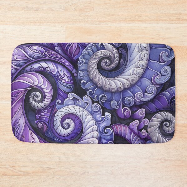 Item preview, New Zealand Māori Paua Pattern Koru Design 439 designed and sold by GrinGalore.
