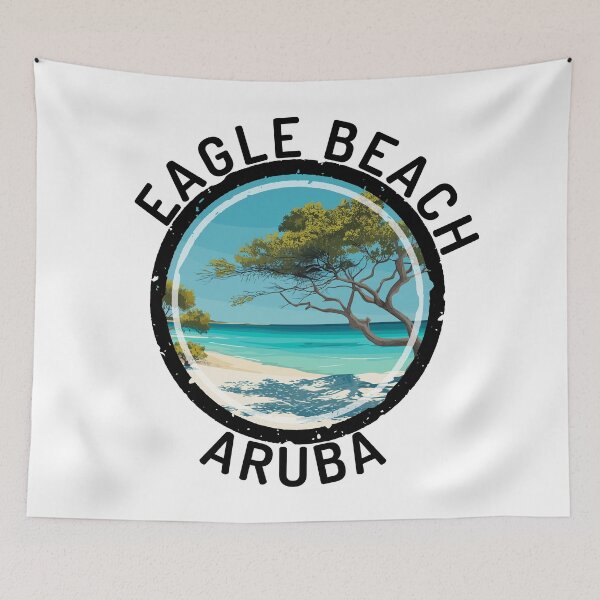 Item preview, Eagle Beach – Aruba (with Black Lettering) designed and sold by VelvetRoom.