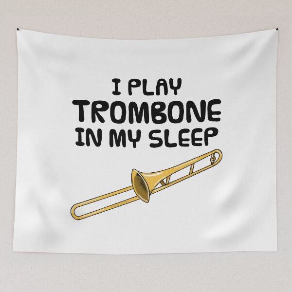 Item preview, I Play Trombone In My Sleep, Trombonist Brass Musician Funny designed and sold by doodlerob.