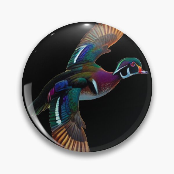 Item preview, Colorful Wood Duck Hunting Design designed and sold by LifeCrush.