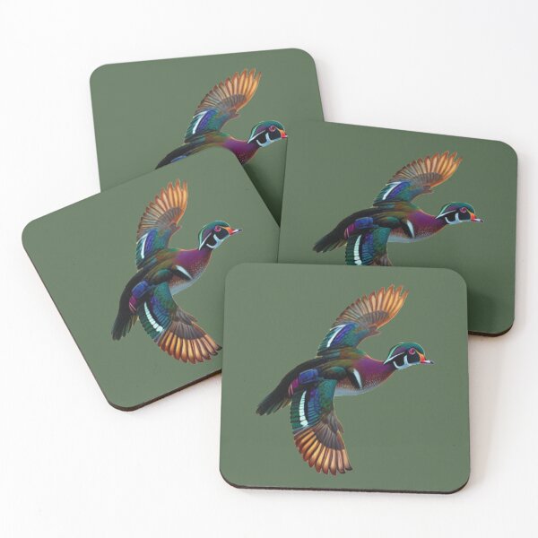 Item preview, Colorful Wood Duck Hunting Design designed and sold by LifeCrush.