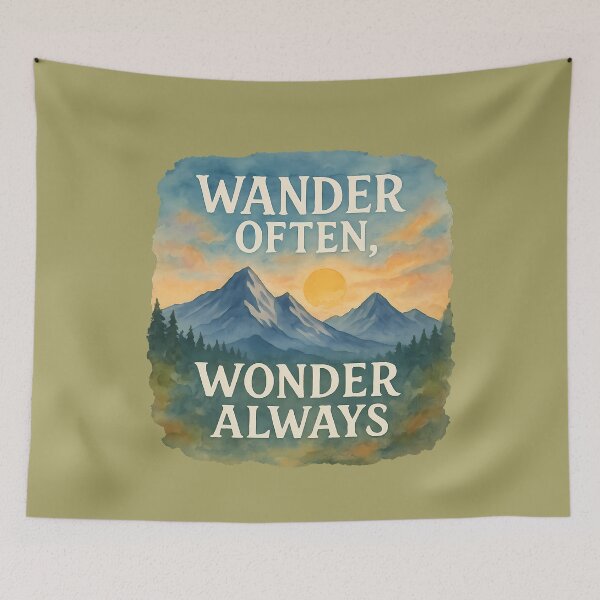 Item preview, Wander Often Wonder Always designed and sold by k3rstman1.