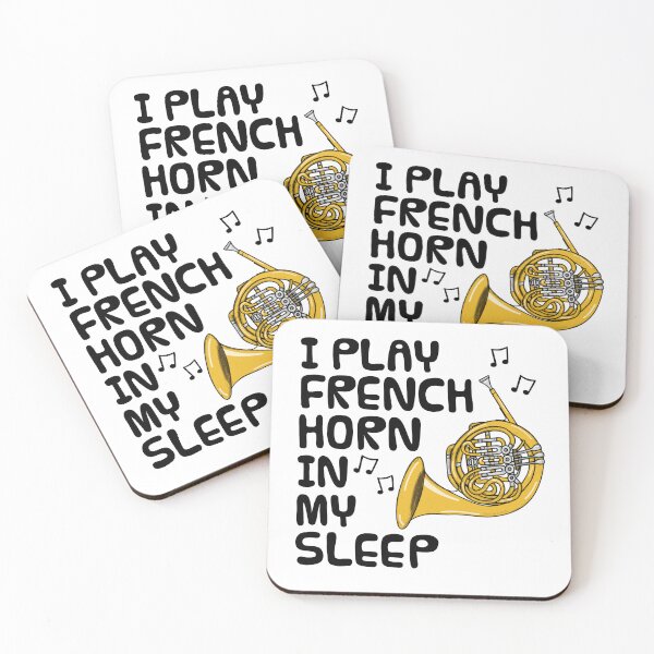 Item preview, I Play French Horn In My Sleep, Brass Musician Funny designed and sold by doodlerob.