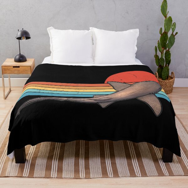 Item preview, Nurse Shark Retro Sunset designed and sold by NicGrayGraphic.