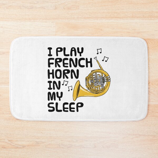 Item preview, I Play French Horn In My Sleep, Brass Musician Funny designed and sold by doodlerob.