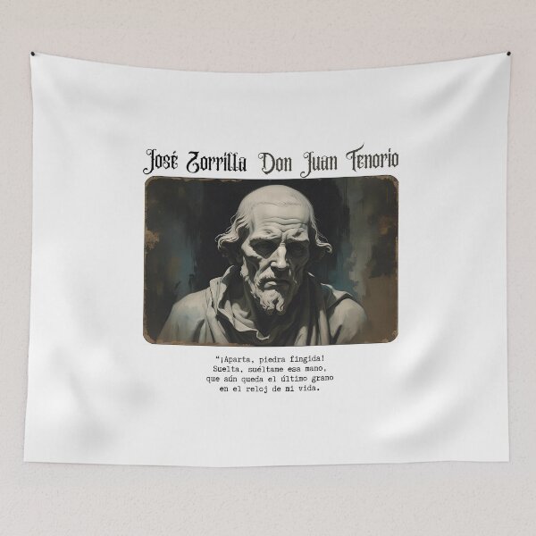 Item preview, Quote from 'Don Juan Tenorio', by José Zorrilla designed and sold by Filologica.