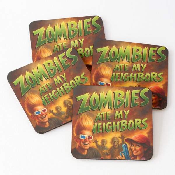 Item preview, Zombies Ate My Neighbors Retro Game Art designed and sold by Retr0Tshirts.