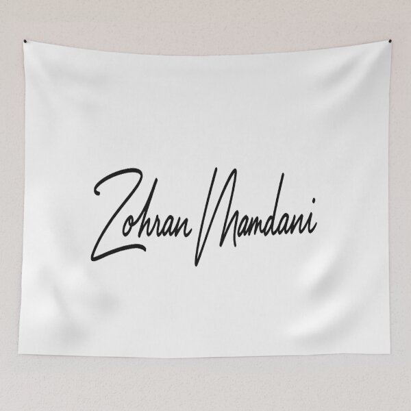 Item preview, Zohran Mamdani Signature T-Shirt – Minimalist Political Streetwear designed and sold by artist-for-you.
