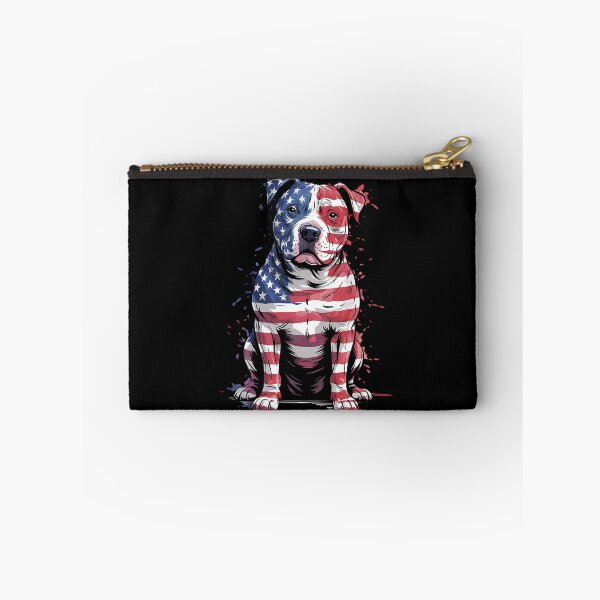 Item preview, Patriotic Pitbull American Flag 4th Of July Dog Pitbull Dad designed and sold by BakeryDozen.