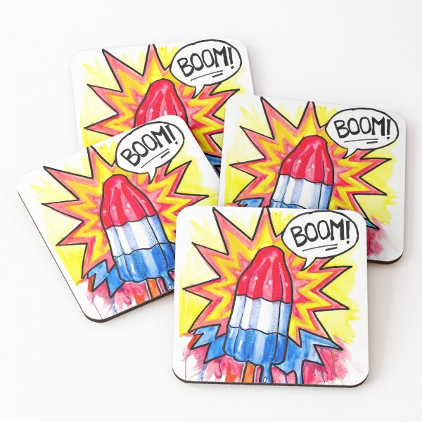 Item preview, BOOM! Bomb Pop designed and sold by Fox & Thorn Art.