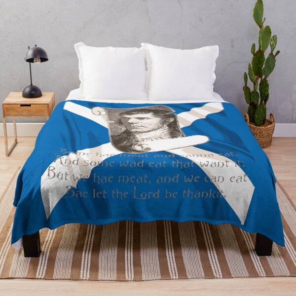 Item preview, Selkirk Grace Burns Night And Scottish Saltire designed and sold by taiche.