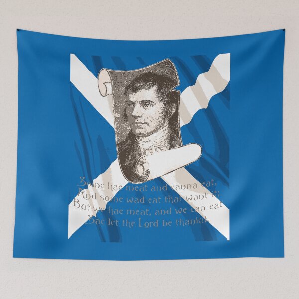 Item preview, Selkirk Grace Burns Night And Scottish Saltire designed and sold by taiche.