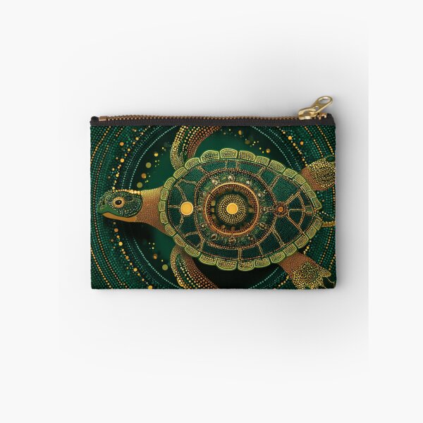 Item preview, Aboriginal Inspired Dot Art - Green Turtle designed and sold by GrinGalore.