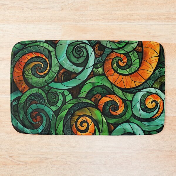 Item preview, New Zealand Māori Paua Pattern Koru Design 440 designed and sold by GrinGalore.