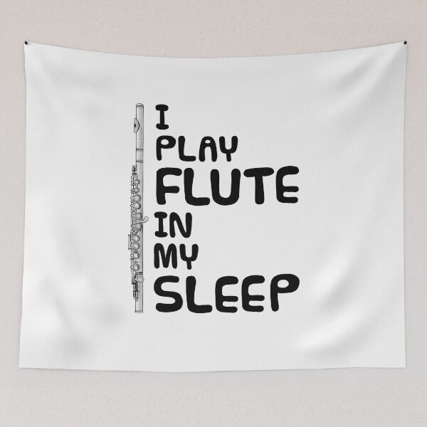 Item preview, I Play Flute In My Sleep, Woodwind Musician Funny designed and sold by doodlerob.
