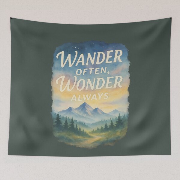 Item preview, Wander Often Wonder Always designed and sold by k3rstman1.