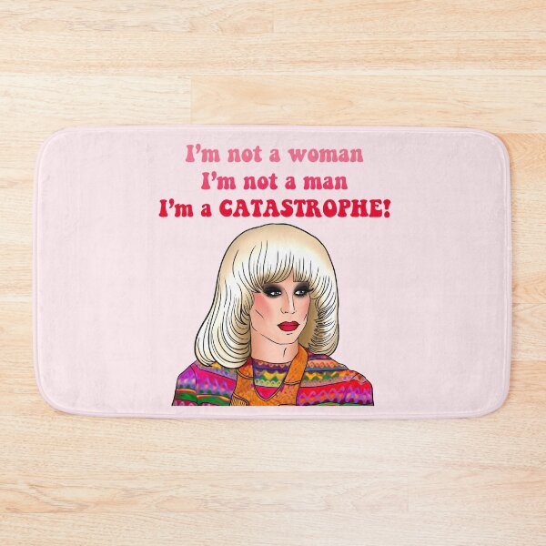 Item preview, “I’m Not a Woman, I’m Not a Man, I’m a Catastrophe” — Katya Quote T-Shirt designed and sold by Splendid Scibbles.