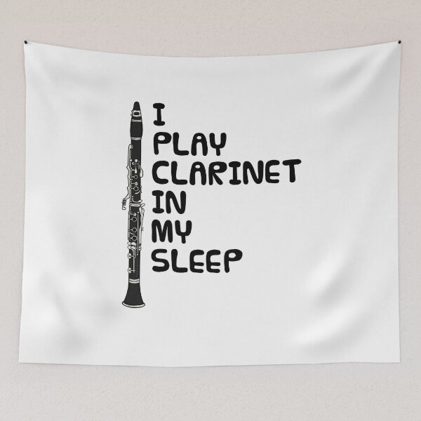 Item preview, I Play Clarinet In My Sleep, Woodwind Musician Funny designed and sold by doodlerob.