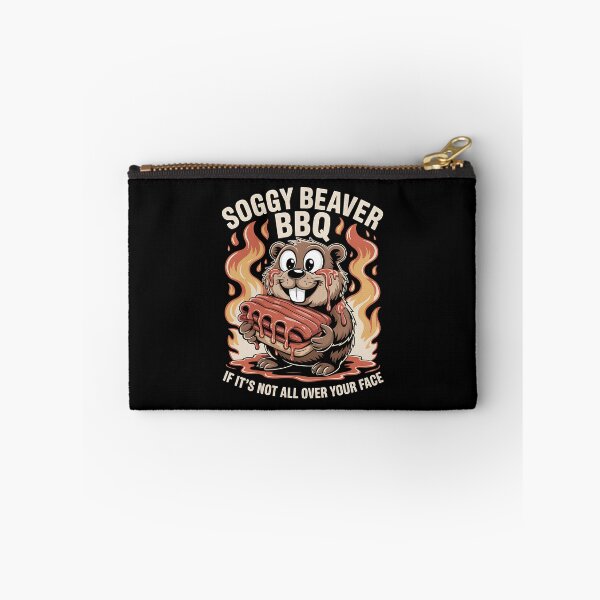 Item preview, Soggy Beaver BBQ If It's Not All Over Your Face - This gift is perfect for BBQ lovers, grill masters, and anyone who enjoys messy, mouthwatering fun with a side of humor. designed and sold by ZyziowskyArt.