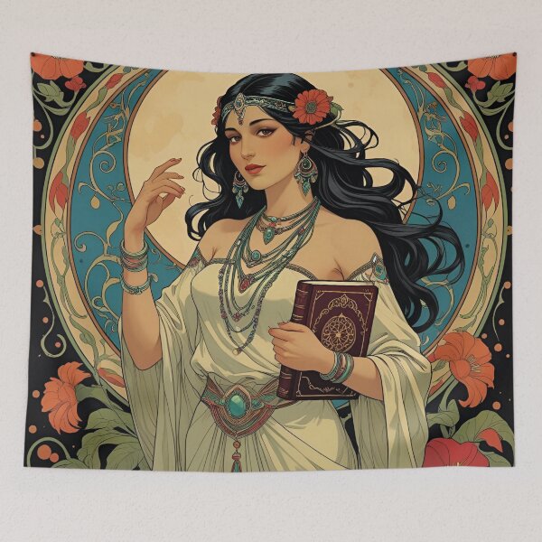 Item preview, Goddess of Magic and Memory designed and sold by Edenglow Prints & Peculiars.