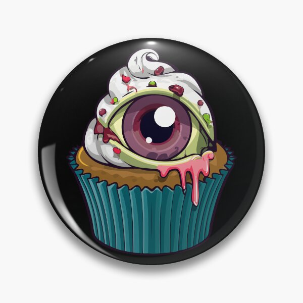 Item preview, Eyeball cupcake - Creepy monster dessert designed and sold by Webstudio  2Amigos.