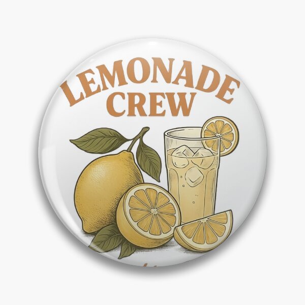 Item preview, Vintage retro fruit design - Lemonade Crew designed and sold by Rhu Creations.