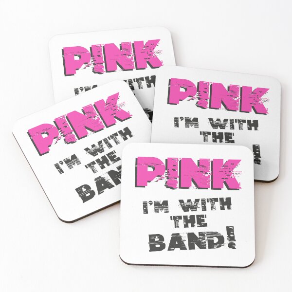 Item preview, Pink Im With The Band Design To Wear It On White Concert Crowd Wear And Products designed and sold by MouseDeSigns.