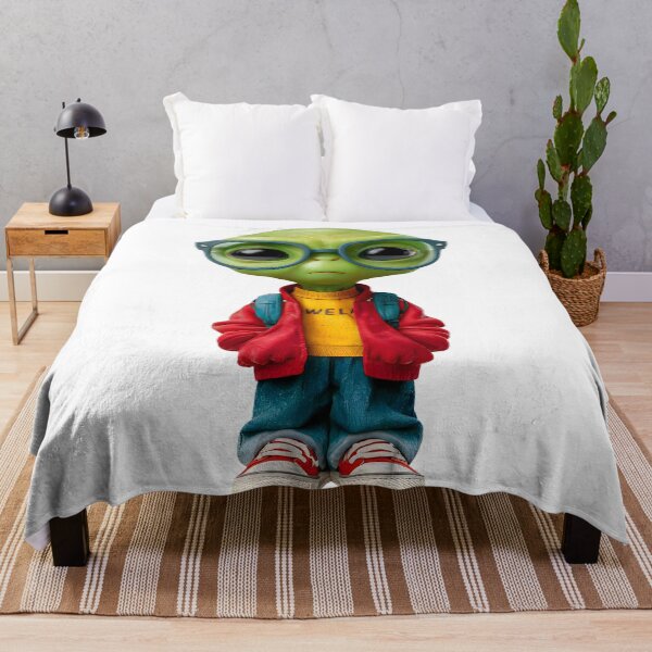Item preview, Cool Green Alien Kid Character designed and sold by DriftGolden.
