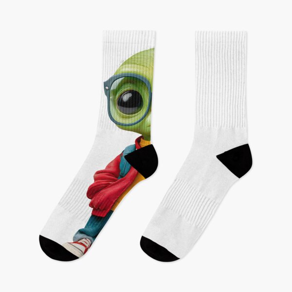 Item preview, Cool Green Alien Kid Character designed and sold by DriftGolden.