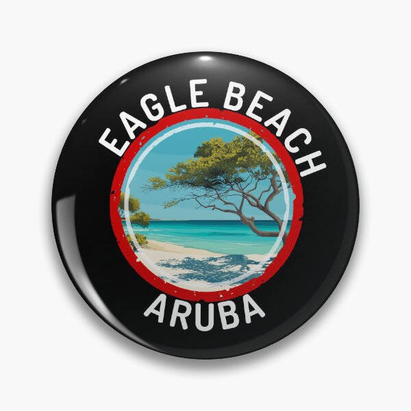 Item preview, Eagle Beach – Aruba (with White Lettering) designed and sold by VelvetRoom.