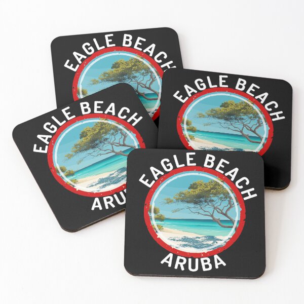Item preview, Eagle Beach – Aruba (with White Lettering) designed and sold by VelvetRoom.