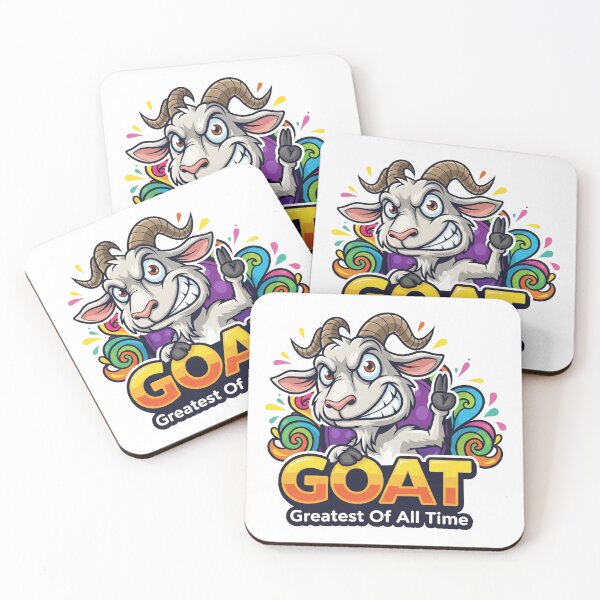 Item preview, GOAT - Greatest Of All Time Cartoon Mascot Logo designed and sold by Cloud-Riders.