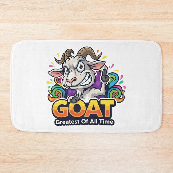 Item preview, GOAT - Greatest Of All Time Cartoon Mascot Logo designed and sold by Cloud-Riders.