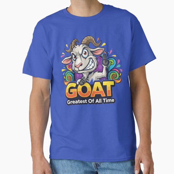 Item preview, GOAT - Greatest Of All Time Cartoon Mascot Logo designed and sold by Cloud-Riders.
