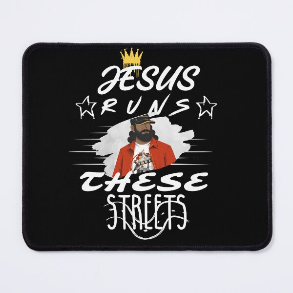 Item preview, "Jesus runs These Streets" Blessed T-shirt designed and sold by OrtegaGrace.