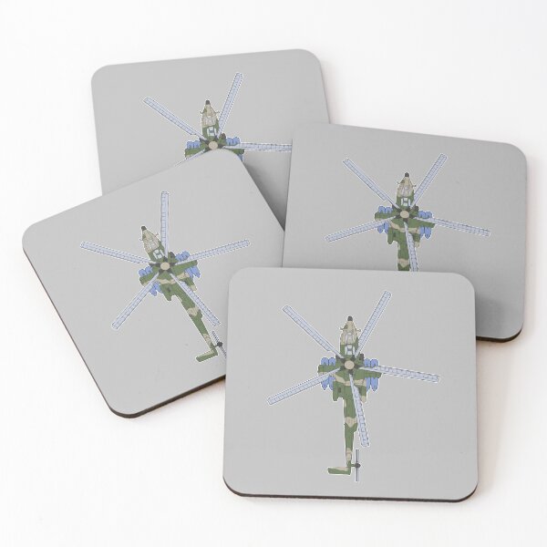 Item preview, Mi-28 Attack Helicopter Top View Camouflage Design designed and sold by FAawRay.