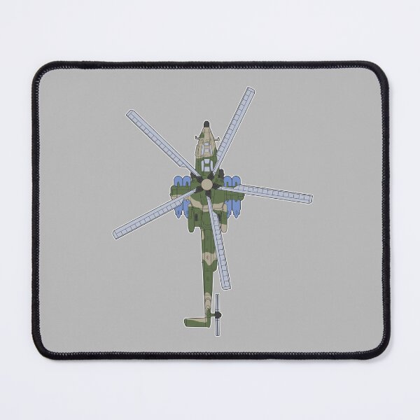 Item preview, Mi-28 Attack Helicopter Top View Camouflage Design designed and sold by FAawRay.