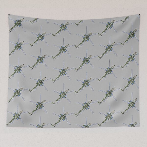 Aperçu de l'œuvre Modèle de camouflage vu de dessus de l'hélicoptère d'attaque Mi-28 créée et vendue par FAawRay.
