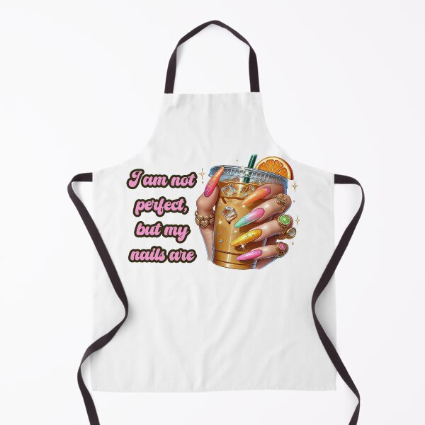 Item preview, I’m Not Perfect, But My Nails Are – Glam Lemonade & Crystals Edition designed and sold by EmeraldeaArt.