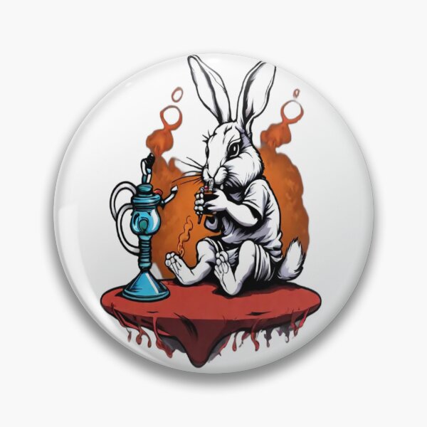 Item preview, Hookah Rabbit – Wonderland Vibes and Chill designed and sold by KoliBabb.