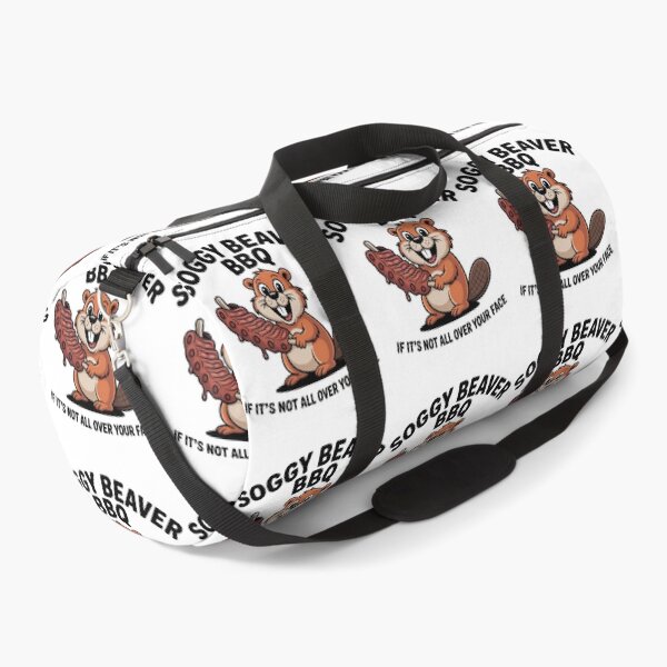 Item preview, Soggy Beaver BBQ If It's Not All Over Your Face - This gift is perfect for BBQ lovers, grill masters, and anyone who enjoys messy, mouthwatering fun with a side of humor. designed and sold by ZyziowskyArt.