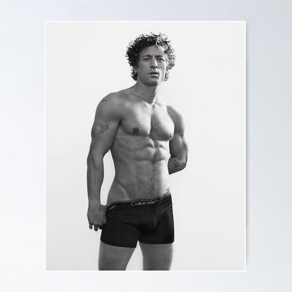 Item preview, Jeremy Allen White Shirtless: The Bear Star's Sculpted Physique designed and sold by PopCultureArtShop.