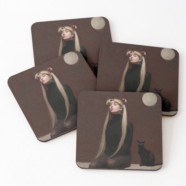 Item preview, Moon Priestess and the Midnight Cat designed and sold by pastel.moonwave.