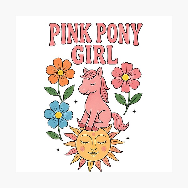 Item preview, Pink Pony Girl Kawaii designed and sold by artenvironments.