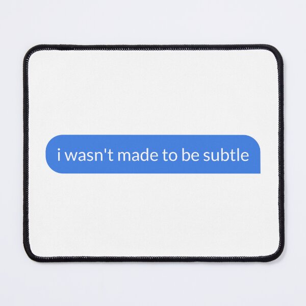 Item preview, Subtle designed and sold by FckAssTees.