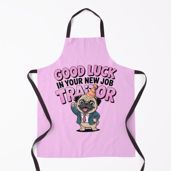 Item preview, Funny Farewell Pug – Good Luck Traitor designed and sold by MonkiFlipp.