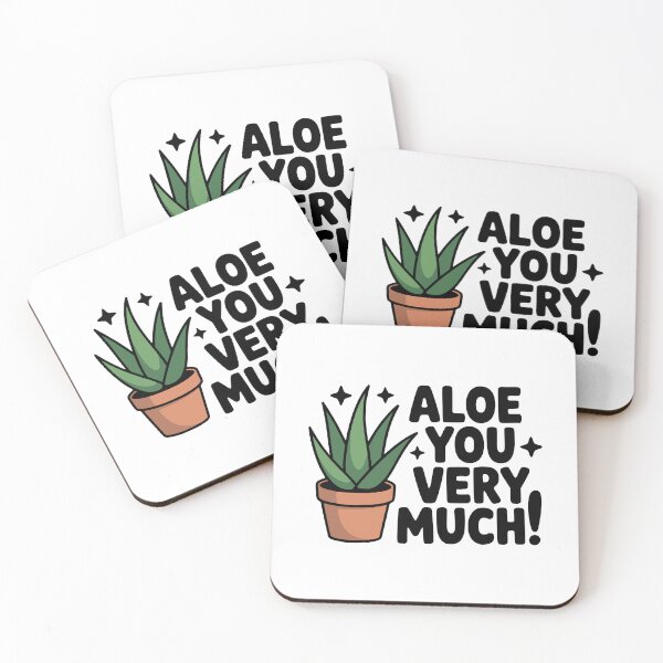Item preview, Aloe You Very Much! Cute Aloe Vera Pun designed and sold by PMCreative.
